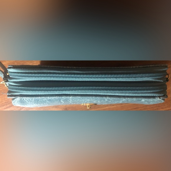 Bueno Turquoise Purse Clutch Pocketbook NWOT - Picture 5 of 9